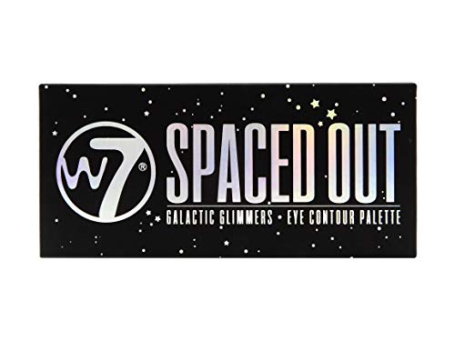 W7 Spaced Out Galáctico signos contorno de ojos paleta, 9,6 G, juego de 12