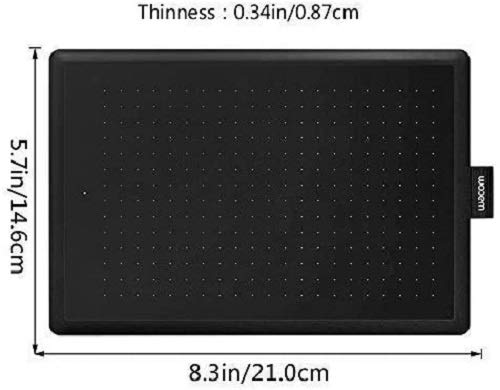Wacom Graphic Tablet One by Small, Black