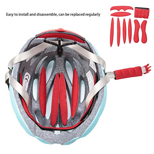 Wallfire Almohadillas de Espuma para Casco, Universal, anticolisión, con Forro de Esponja para Casco de Ciclismo, Acolchado para Casco de Bicicleta