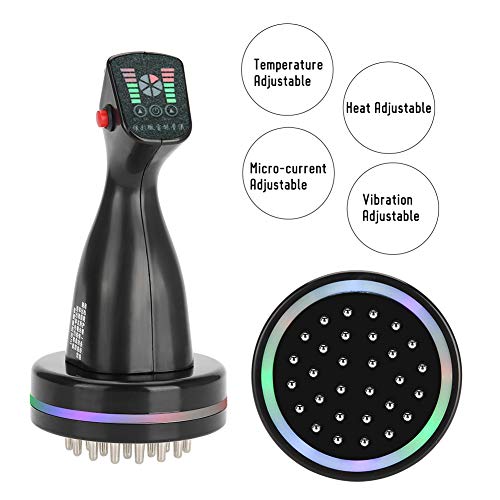 Wandisy Meridian Brush Dispositivo infrarrojo Bio Micro-eléctrico para raspar la Salud Cepillo Corporal Adelgazante para masajeador de Celulitis y Exfoliante linfático