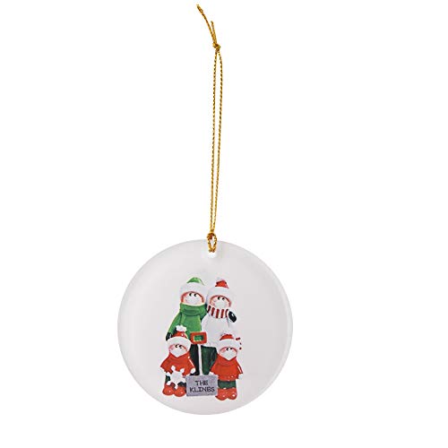 Watopi 1 unid 2020 hogar Navidad personalizado vidrio pegamento árbol de Navidad colgante decoración innovador regalo colgante para amigos familia adornos