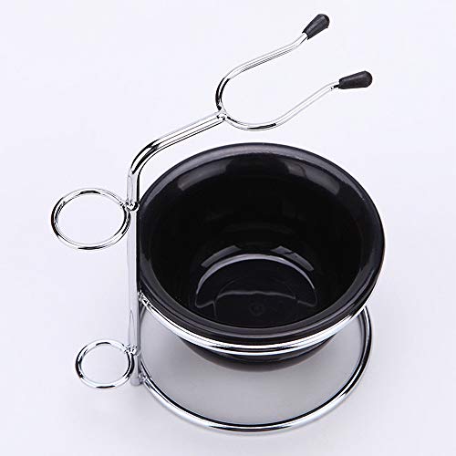 Watopi Deluxe Soporte para cepillo de afeitado, para afeitadora, afeitadora de seguridad, jabonera de afeitado manual para hombre, día del padre para él, papá, novio, marido