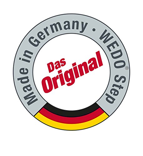 Wedo 212 201 Taburete con Ruedas, Negro