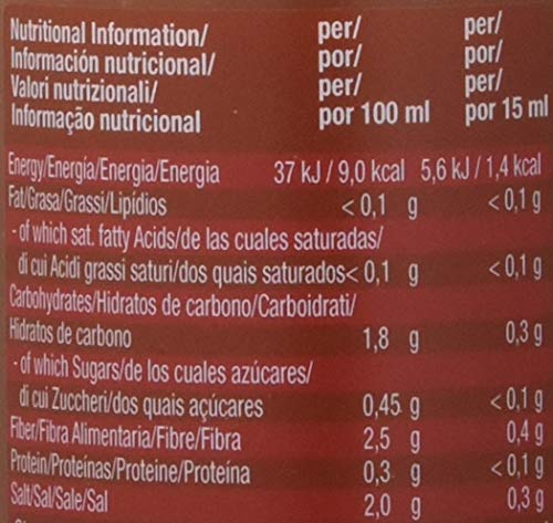 Weider Salsa Zero Ketchup. Salsa cero grasas. Cero azúcar. 265 ml