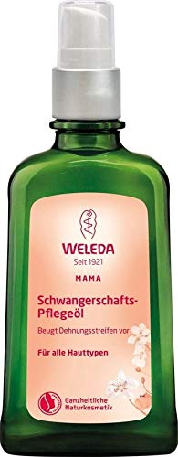 WELEDA - Aceite para el Embarazo - Ayuda a preparar la piel en el parto - Hidrata y Elasticiza los tejidos - Evita las estrías - Certificado de Natrue - Vegano - 100 ml