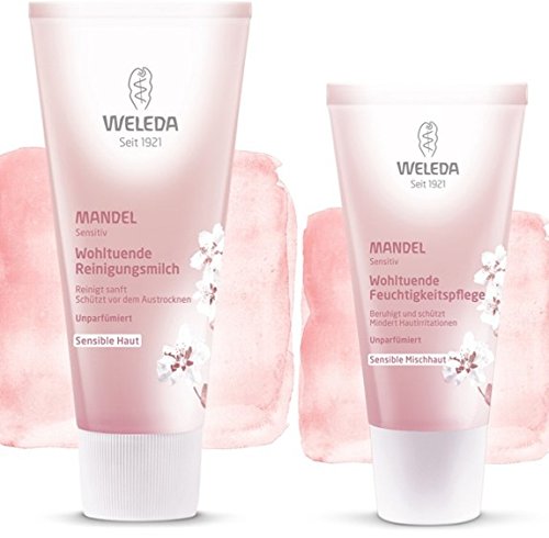 Weleda almendra Juego – Leche limpiadora Plus Humedad Cuidado