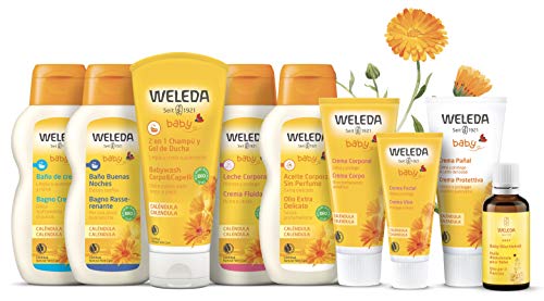 Weleda Calendula 75ml - baby creams (Soothing, Water (Aqua), Prunus Amygdalus Dulcis (Sweet Almond) Oil, Sesamum Indicum (Sesame) Seed Oil, Zinc Ox, Apply to the whole nappy area after careful cleaning.)