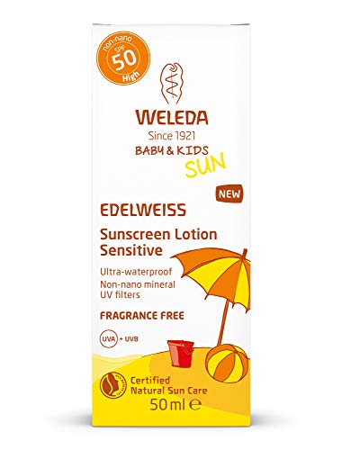 Weleda Edelweiss Sensitiv Crema solar FPS 50, 50 ml