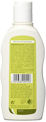 Weleda Millet Nourishing Unisex No profesional Champú 190 ml - Champues (Unisex, No profesional, Champú, Cabello normal, 190 ml, Protección, Brillo)