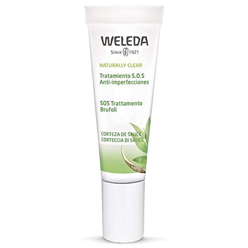 Weleda – Paquete antiacné completo con gel limpiador purificante 100 ml, líquido opaco 30 ml, sérum SOS Brufoli 10 ml + Tisana de regalo Tisaniamo