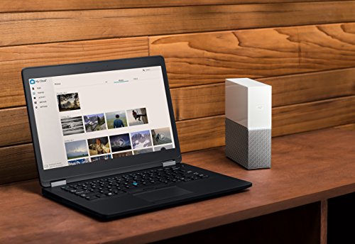 Western Digital My Cloud Home - Almacenamiento En Red NAS de 3 TB, 1 Bahía, Blanco y Gris