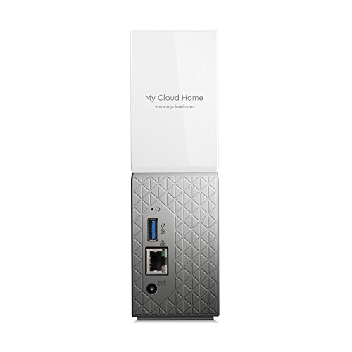 Western Digital My Cloud Home - Almacenamiento En Red NAS de 3 TB, 1 Bahía, Blanco y Gris