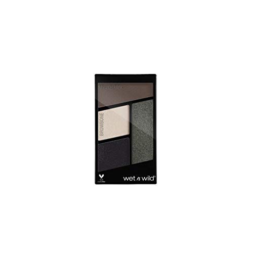 Wet n Wild Color Icon Eyeshadow Quads (Lights Out) – Paleta de Sombras de ojos - 4 colores mate y brillo