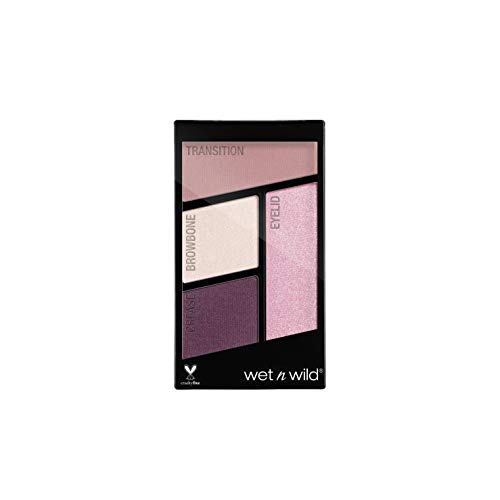 Wet n Wild Color Icon Eyeshadow Quads (Petalette) – Paleta de Sombras de ojos - 4 colores mate y brillo