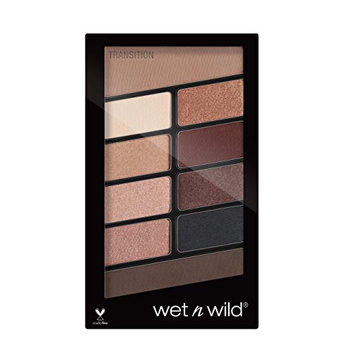 Wet n Wild Color Icon Paletas de 10 Sombras de ojos mate y brillo, Nude Awakening