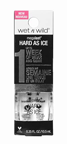 Wet n Wild MegaLast Hard As Ice Top Coat – Máxima resistencia a tus colores de uñas - 1 unidad