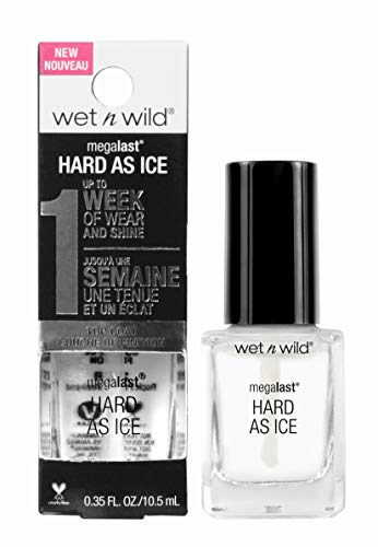 Wet n Wild MegaLast Hard As Ice Top Coat – Máxima resistencia a tus colores de uñas - 1 unidad