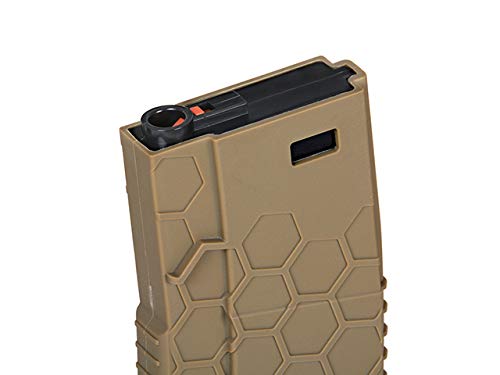 WG - Pack de 2 cargadores de polímero MID para M4 / AR-15, color marrón