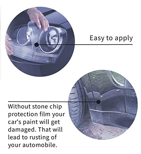 Wheelzone For Ford B-MAX B232 2012 CS0182 Stone Chip Film Láminas Protectoras para Pintura Protection Film Paint Protective Decal Stoneguard - Front Arch + Rear Arch + Headlights