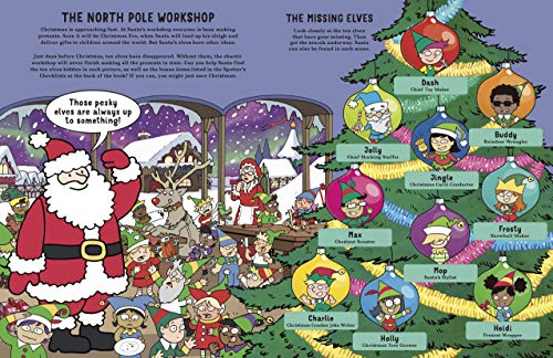 Where's the Elf?: A Christmas Search-and-Find Adventure (Search and Find Activity) [Idioma Inglés]