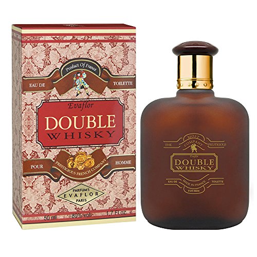 WHISKY DOUBLE • Eau de Toilette 50 ml • Vaporizador • Perfume para hombre • EVAFLORPARIS