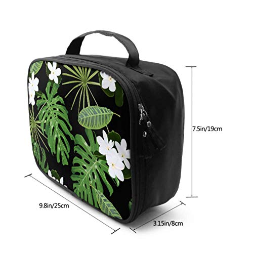 White Gardenia Flowers Fragrant Travel Makeup Toiletry Bag Bolsas de Maquillaje para Mujeres Hombres Travel Toiletry Bag Small Multifunction Printed Pouch For Women