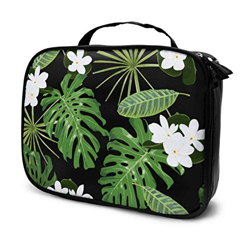 White Gardenia Flowers Fragrant Travel Makeup Toiletry Bag Bolsas de Maquillaje para Mujeres Hombres Travel Toiletry Bag Small Multifunction Printed Pouch For Women