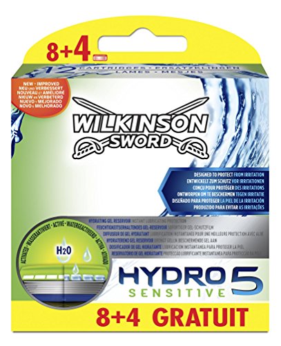 Wilkinson Hydro 5 Sensitive – 12 Hojas