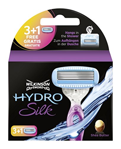 Wilkinson Sword Hydro Silk 3 cuchillas de afeitar + 1 hoja gratis