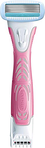 Wilkinson Sword Hydro Silk Bikini maquinilla de afeitar con recortadora y 1 cuchilla de afeitar para mujeres, 1 pieza
