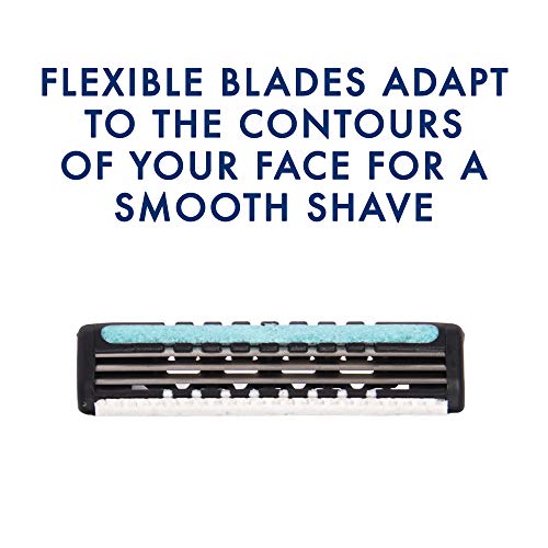 Wilkinson Sword Xtreme 3 - Máquina de Afeitar para Hombres con 3 Hojas Flexibles e Inclinadas, Afeitado Manual Masculino
