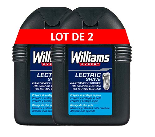 Williams Lectric Shave Loción - 2 Paquete de 100 ml - Total: 200 ml