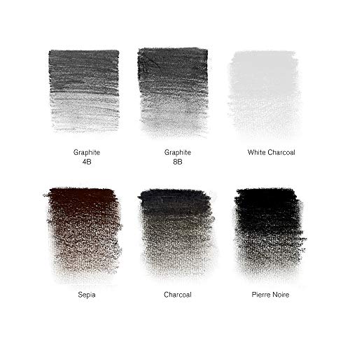 Winsor & Newton Studio Collection Set Lata de Lápices de Dibujo - 6 unidades