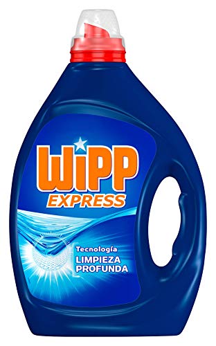 Wipp Express Detergente Líquido Azul 30 Lavados - Pack de 4, Total: 120 Lavados