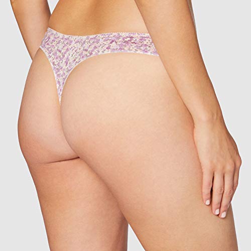 Women's Secret - Braga tanga de algodón para Mujeres, Marfil, L