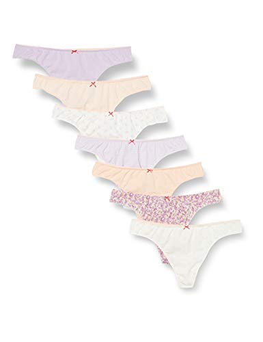 Women's Secret - Braga tanga de algodón para Mujeres, Marfil, L