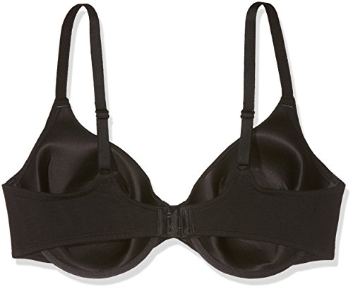 Women's Secret Co Cotton Blk SBD Sujetador básico, Negro (Negro 1), 90 (Tamaño del Fabricante:90D) para Mujer