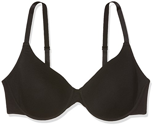 Women's Secret Co Cotton Blk SBD Sujetador básico, Negro (Negro 1), 90 (Tamaño del Fabricante:90D) para Mujer
