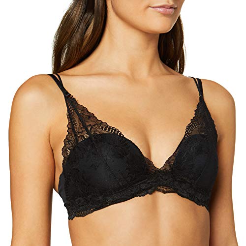 Women's Secret Feminine Lace Black (Revolution Bra) Sujetador sin Tirantes, Negro (Negro 1), 85 (Tamaño del Fabricante: 85B) para Mujer