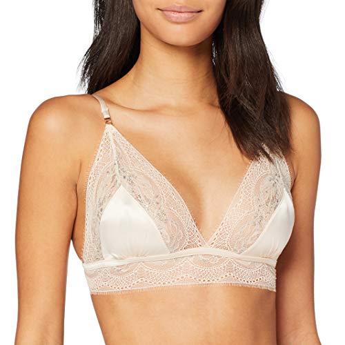 Women's Secret Limited Edition Champagne Lace Sujetador de triángulo, Multicolor (Hielo 94), 85 (Tamaño del Fabricante: 85B) para Mujer