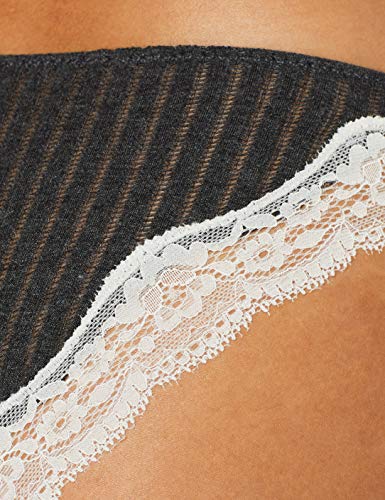 Women's Secret Time 3 Gallon Open Cotton Grey Braguita, Gris (Gama Grises 46), (Tamaño del Fabricante: M) para Mujer