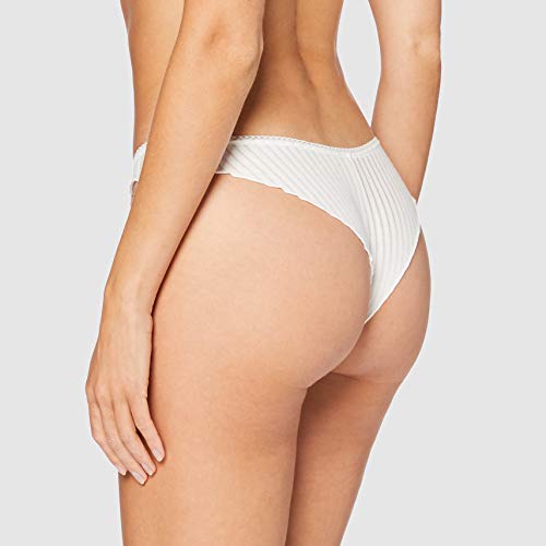 women'secret Braga brasileña de algodón desagujado con Detalle de Encaje