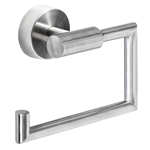 Wonder Worker Hold Portarrollos Baños Papel Higiénico Adhesivo, Sin Perforar, 15.5 X 13.5 X 5.4 cm