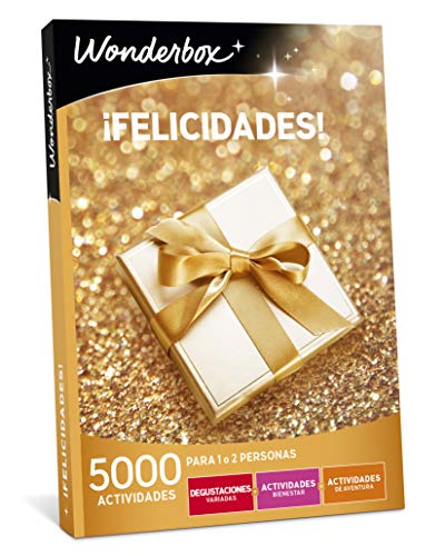WONDERBOX Caja Regalo para papá -¡FELICIDADES!- 5.000 Actividades para una o Dos Personas