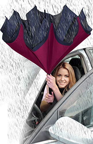 Wonderdry Umbrella 2018 Paraguas Plegable 78 cm (Manual Red)