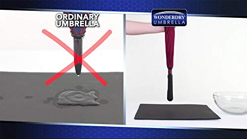 Wonderdry Umbrella 2018 Paraguas Plegable 78 cm (Manual Red)