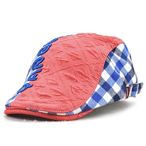 wopiaol Nuevos Modelos de otoño e Invierno para niños, Gorras para niños y niñas Coreanos, Cuadros a Juego de Color para bebés