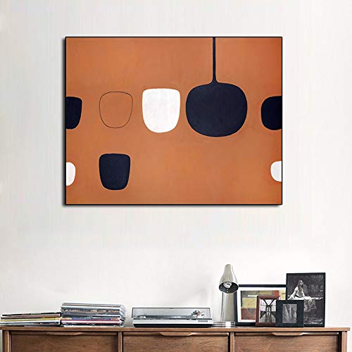 wopiaol Sin Marco Abstracto Moderno Minimalista Cartel Pintura Pared Arte Imagen Moderna Impreso en Lienzo Pintura Cuadros decoración para el hogar para Sala de Estar