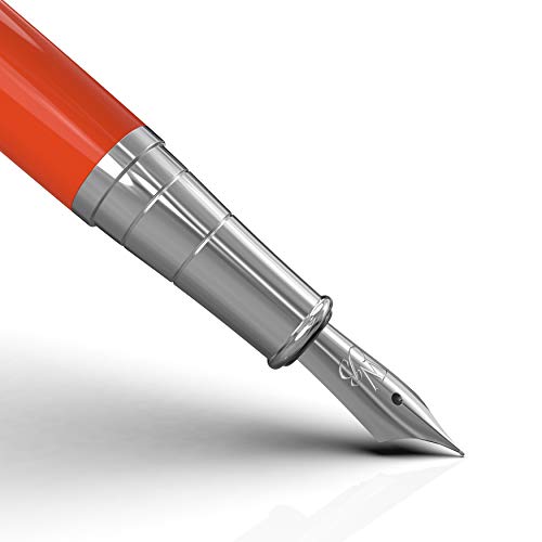 Wordsworth & Black Juego de pluma estilográfica[arenisca]-Punta mediana-Llevar un diario y caligrafía-Bolígrafos de escritura suave- 6 cartuchos de tinta gratis & Convertidor de recarga de tinta