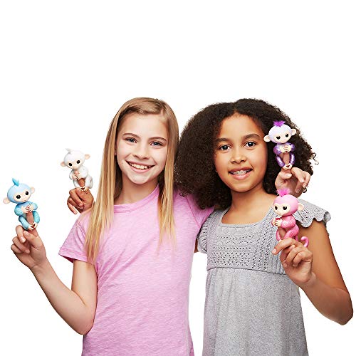 WowWee - Fingerlings Rose, Monito Interactivo en color rosa con purpurina (WowWee 3764) , color/modelo surtido